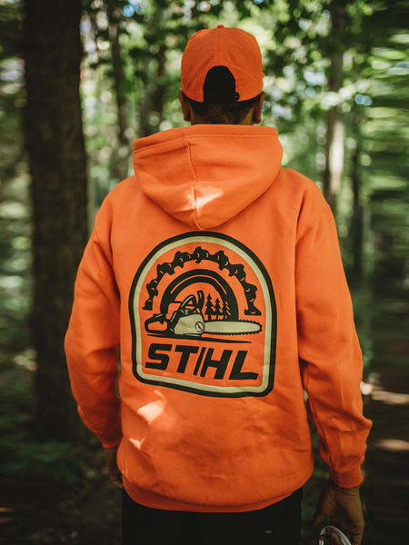 STIHL Orange Hooded Sweatshirt STIHL OUTFITTERS