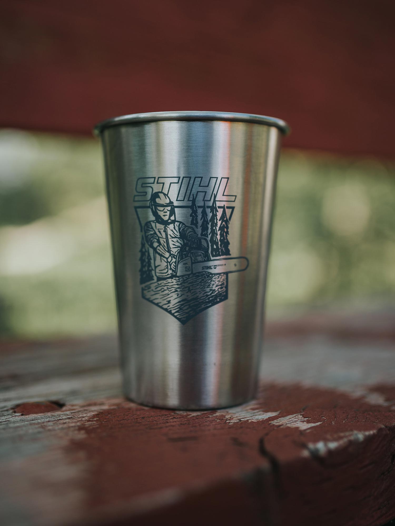 Stainless STIHL Pint Glass - Wholesale