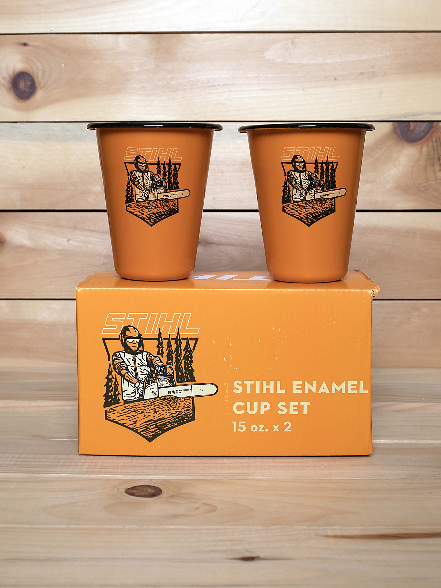 STIHL Enamel Cup Set