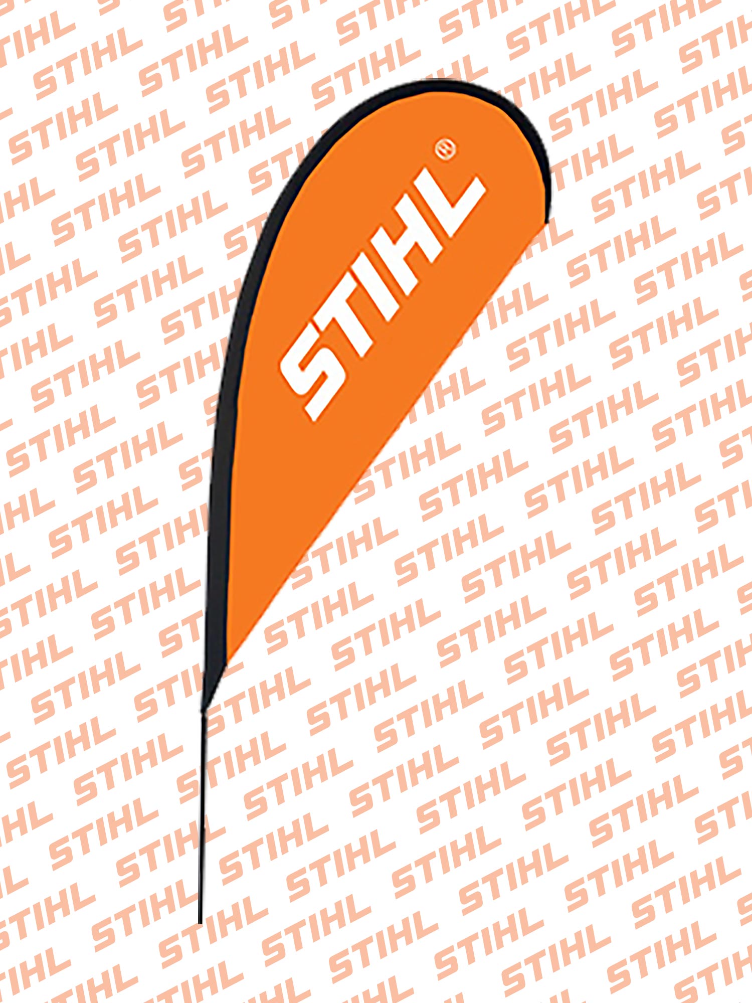 DRAPEAU GOUTTE STIHL - 16PI