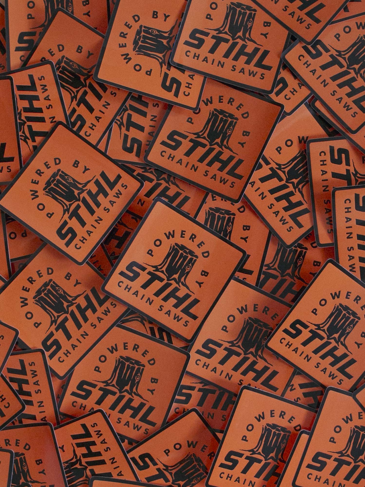 Autocollant vinyle Powered By STIHL - prix de gros