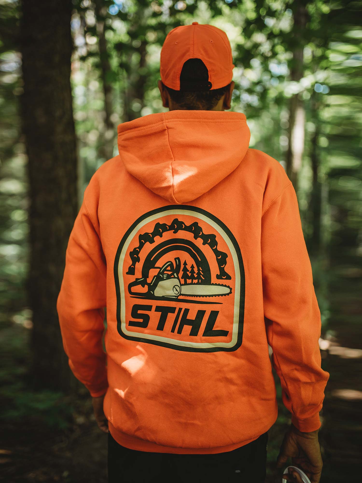 STIHL Orange Hooded Sweatshirt