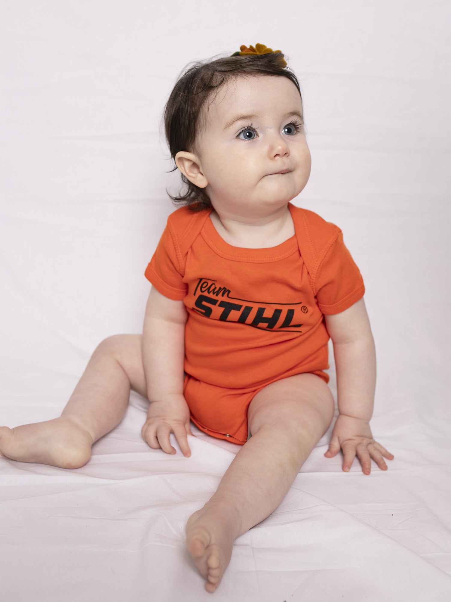 STIHL Infant Short Sleeve Baby Rib Bodysuit