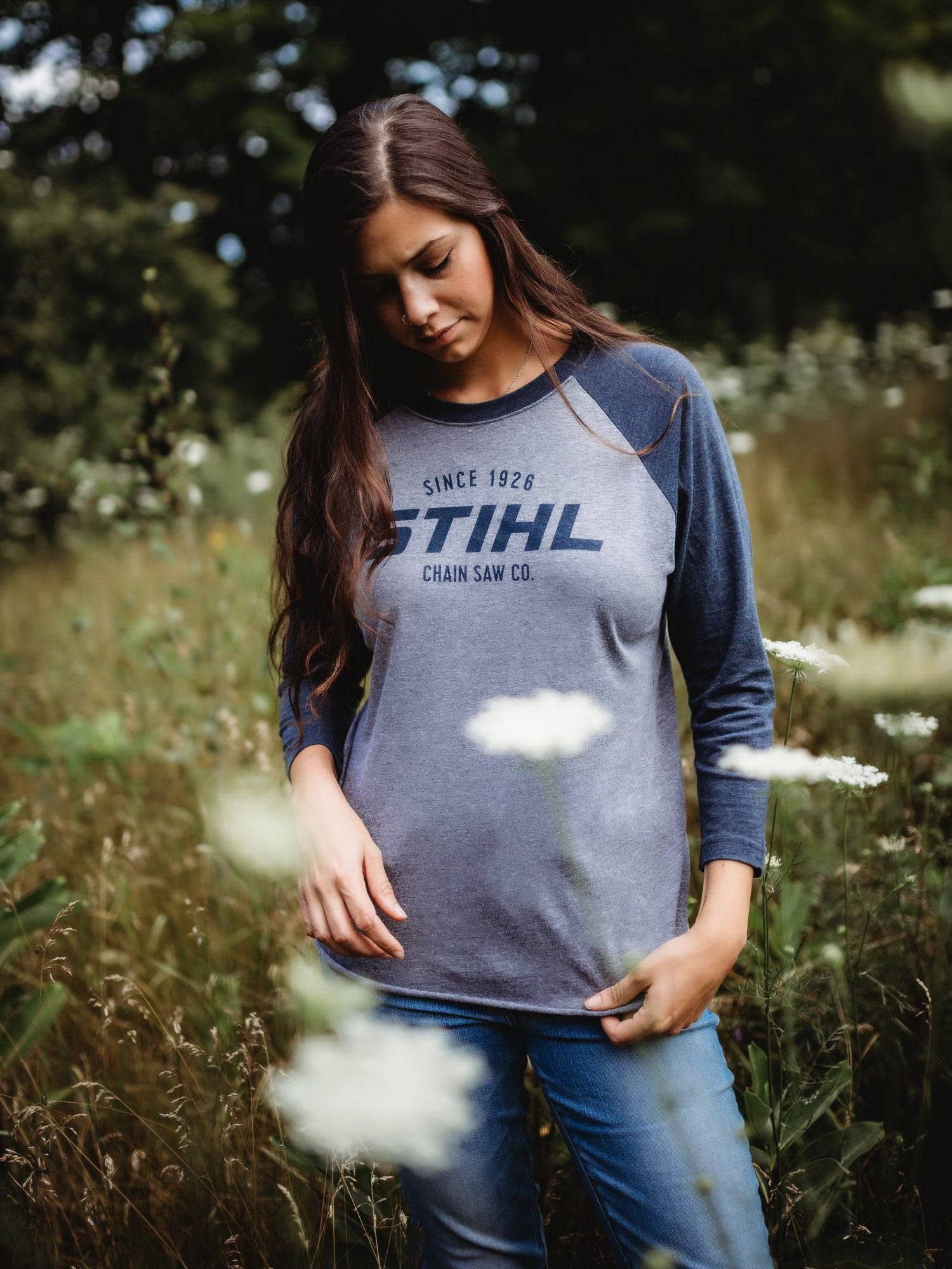 Ladies STIHL Raglan Sleeve Shirt - wholesale